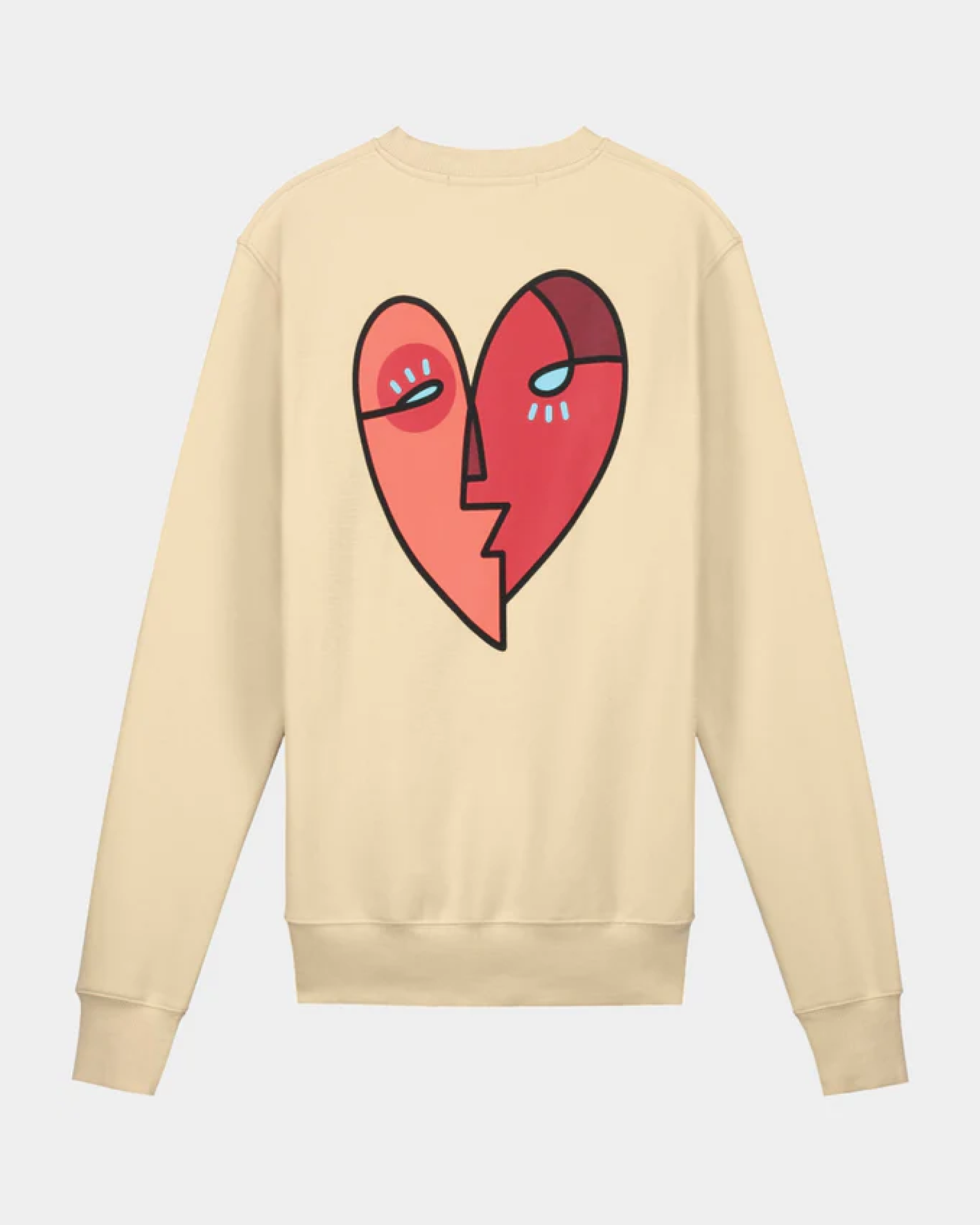 Heart Sweater Chamois