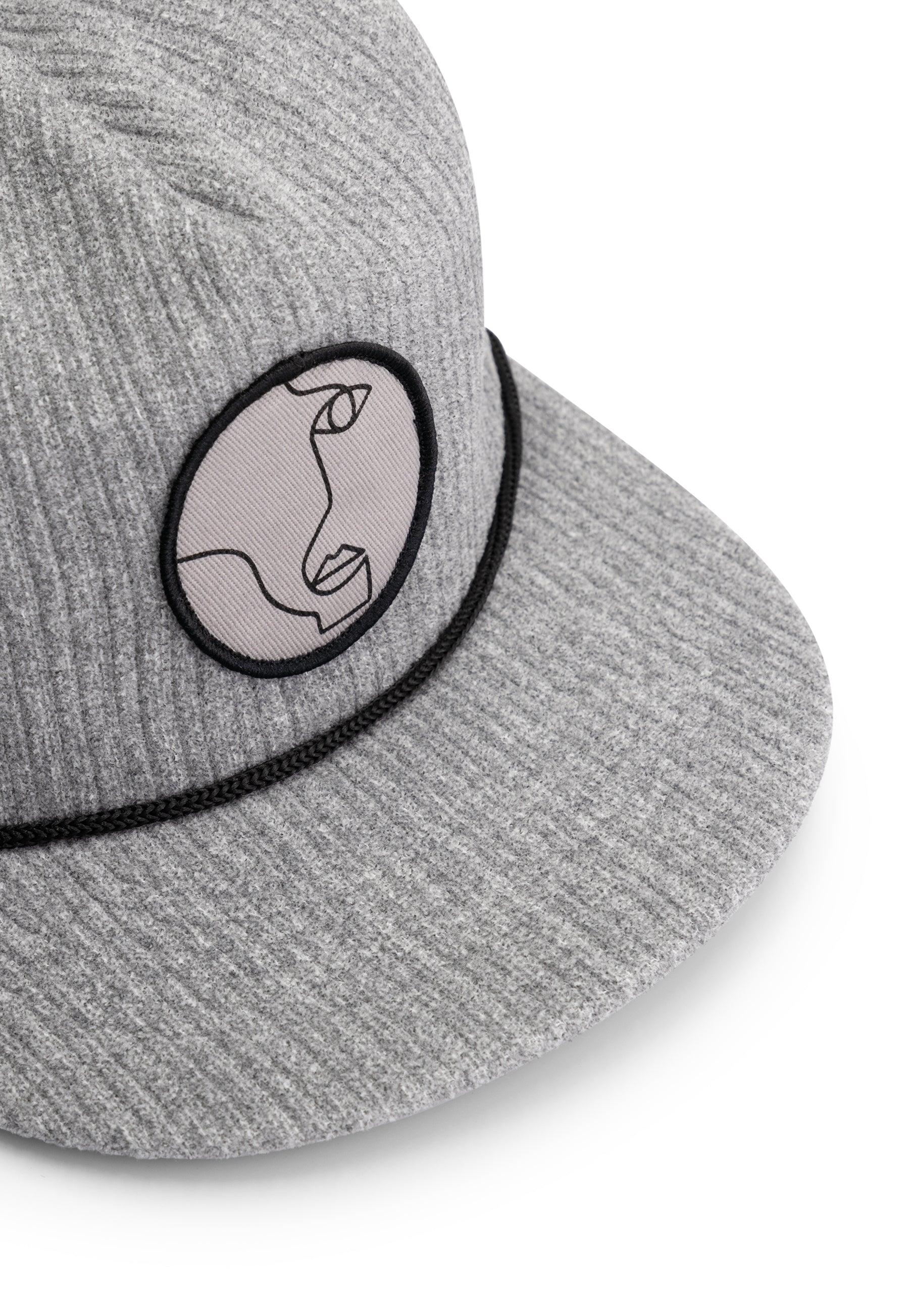 Line Art Snapback Grey